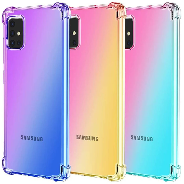 

HOCAYU Colorful Fundas For Galaxy Samsung A71 Note 20 Ultra Case Cover, Colorful For Samsung Note 20 Ultra Soft Bumper Case