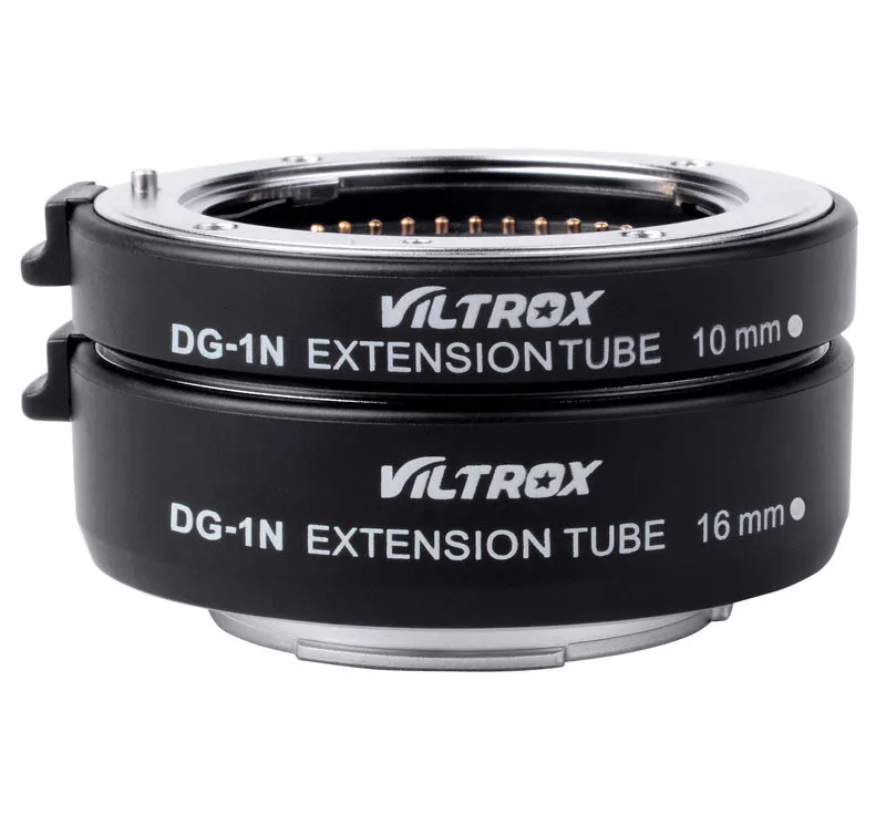 

Viltrox DG-1N Auto Focus Camera Macro Extension Tube 10mm+16mm Adapter Set for 1 mount Lens J1 J2 J3 V1