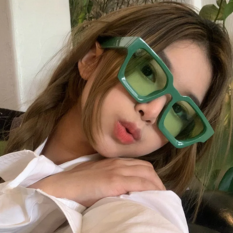 

Wholesale Fashion Square Shades Sun Glasses Sunglasses Man Women Ladies 2023 Quality Sunglasses