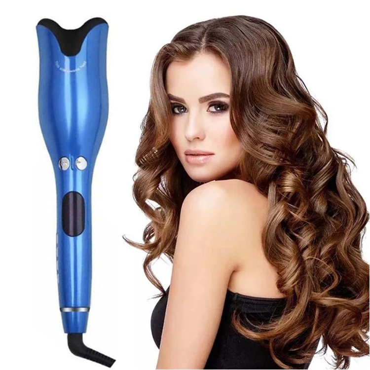 

Fast delivery hot selling Rose-Shaped Automatic Hair Curler, Black,pink,blue,white