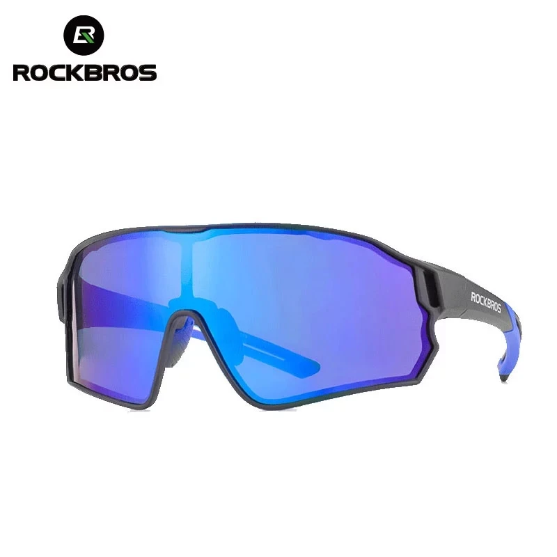 

ROCKBROS Hot Sale Photochromic Cycling Sunglasses Road Bike UV400 Bicycle Eyewear MTB Mountain Bicycle Cycling Goggles, Blue