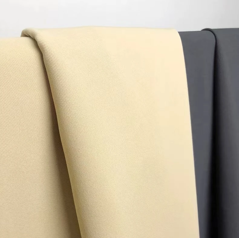 Wholesale Polyester Gabardine Fabric Suit Thickened Twill Elasticity Windbreaker Trousers TR for Outdoor Use