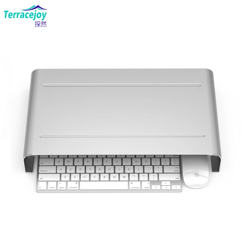 
Aluminum Alloy Mind Reader PC, Laptop, IMAC Monitor Stand and Desk Organizer Metal Desk Monitor Stand Riser Home Office 