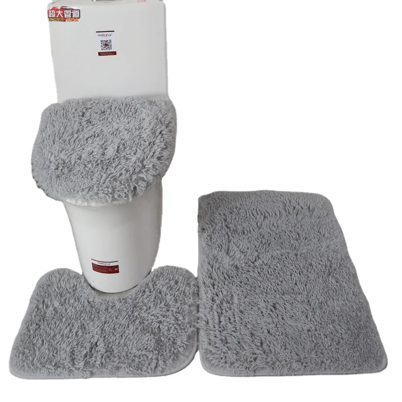 

Home Bathroom Mat Non-slip Pebble Carpets Absorbent Lavatory Bedroom Floor Toilet Mat, Customized color