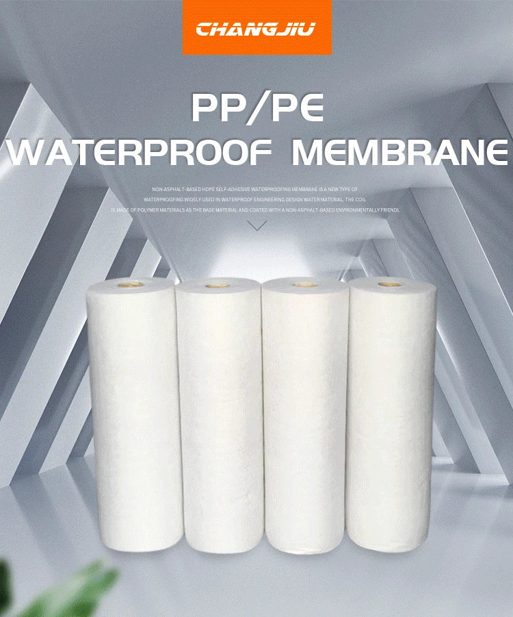 Pp Pe Composite Waterproof Membrane For Roof And Wall Buy Pp Pe