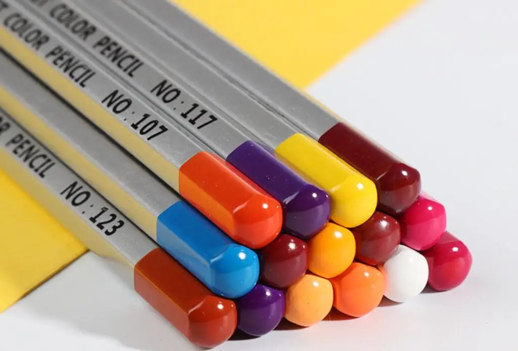 
150 Unique Colors Custom Wooden Water Color Pencil, Rainbow Color Pencil Set With Box 