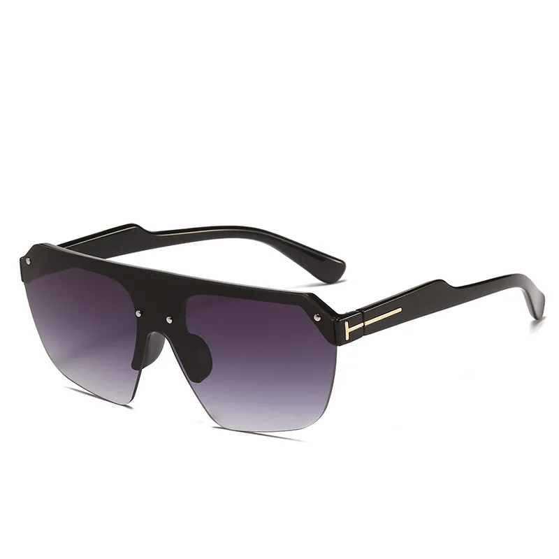 

Hot selling fashion modern retro big frame sunglass trend designr men women shade sunglasses 2021