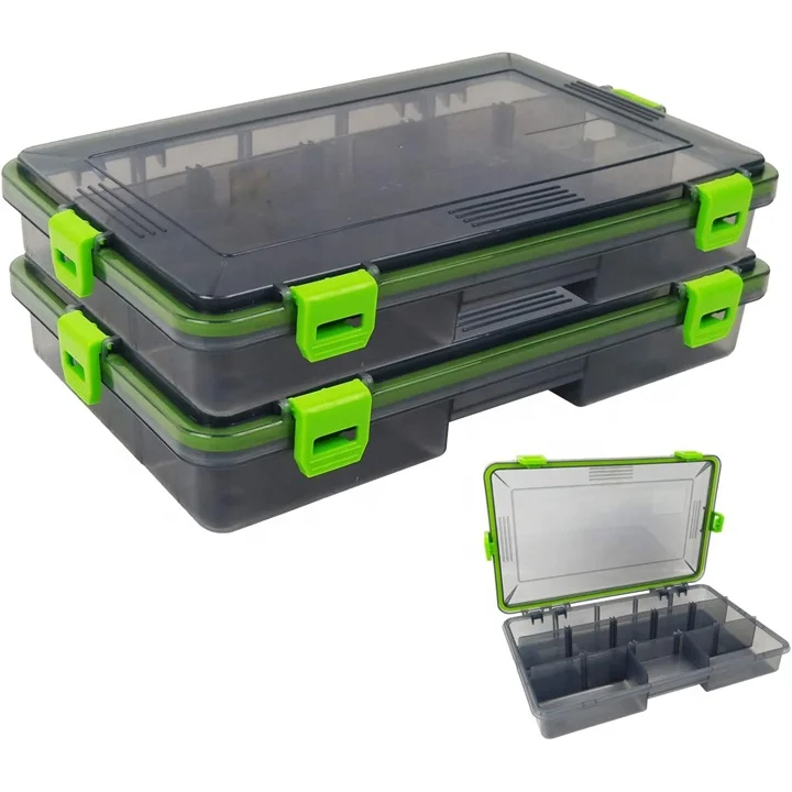 

28*18*5cm Fishing Lure Boxes, Waterproof Seal Bait Storage Case Fishing Tackle Storage Boxes for Fly Fishing, Customizable