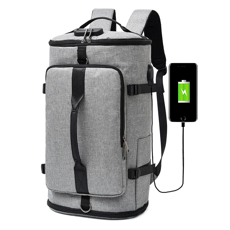 

wholesale custom design print waterproof 600D polyester 15.6 inch manufacture business travel men backpack, Black, dark blue, grey, custom