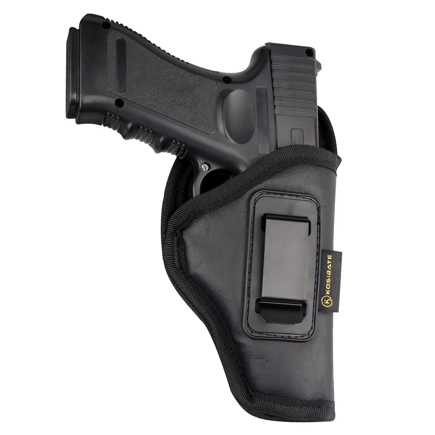 

Gun Holster PU Leather Tactical Concealed Carry Holster for Glock 19, Black