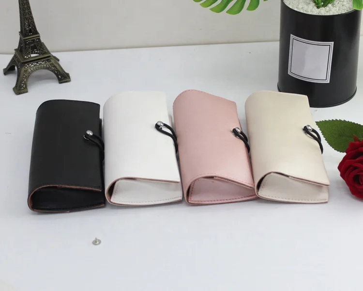 

2021 New Portable PU soft case for glasses For Men And Women, Multiple colors