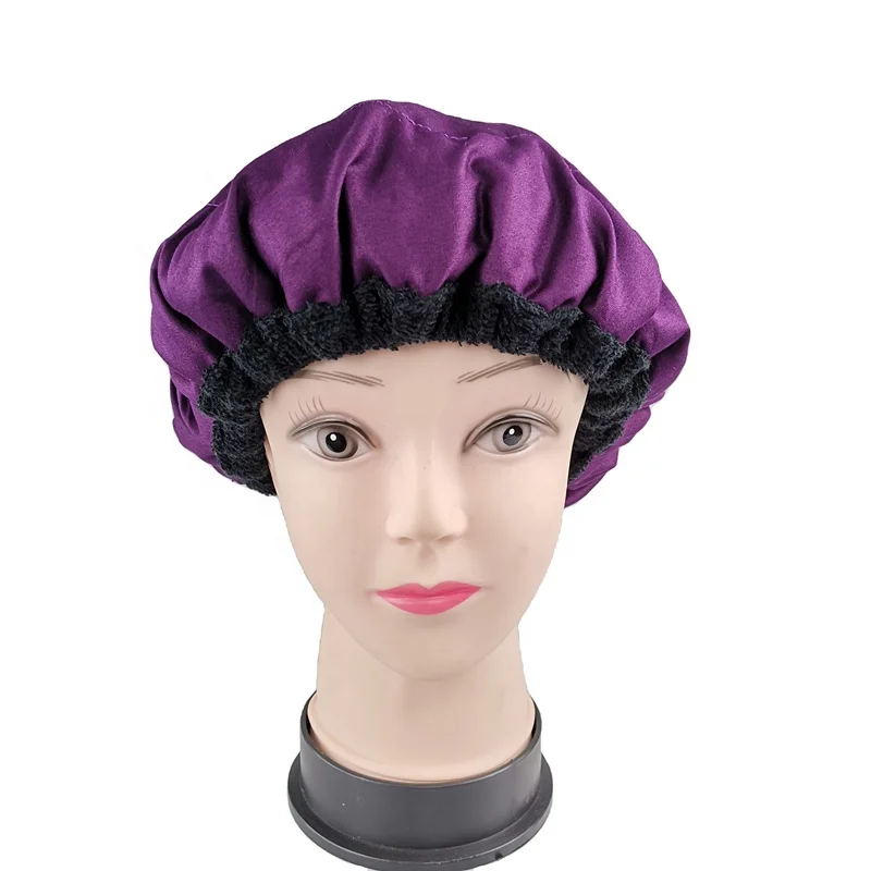 

Thermal heat steaming microwave hair care cap for home use hair treatment conditioning bonnet best conditioning heat cap