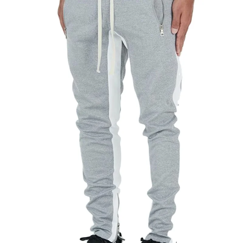 

custom logo high quality wholesale mens casual grey athletic drawstring fashion heavyweight joggers sweatpants