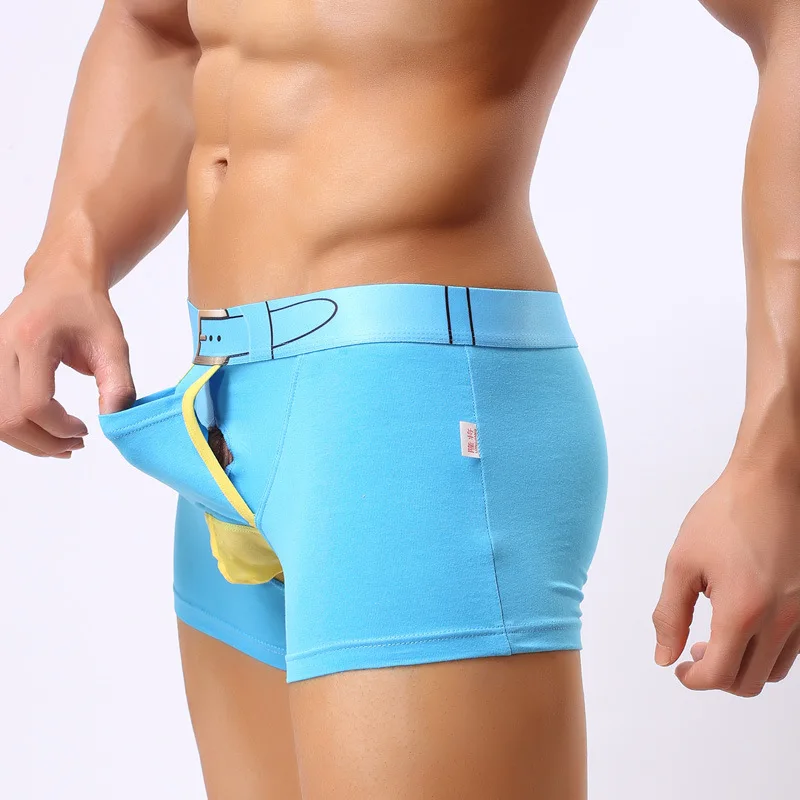 

Men's boxer briefs, convex pocketsboxer shorts, See details