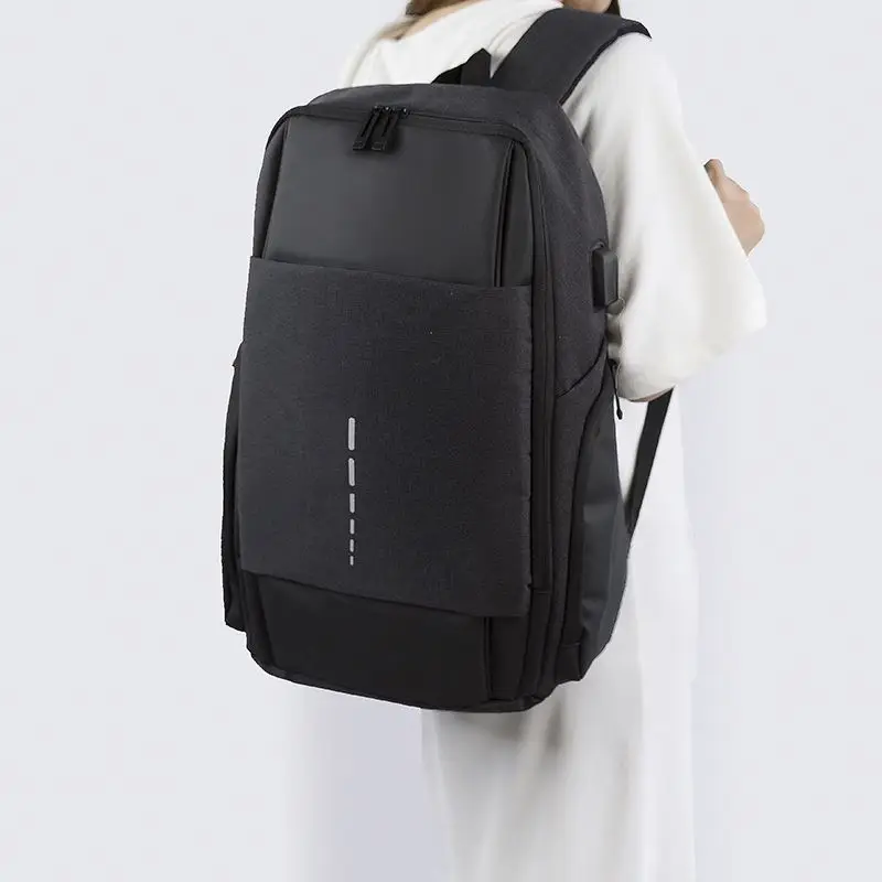 

Wholesale New Arrival Customized Logo 15 Inch Men Bags Laptop Backpack With USB
