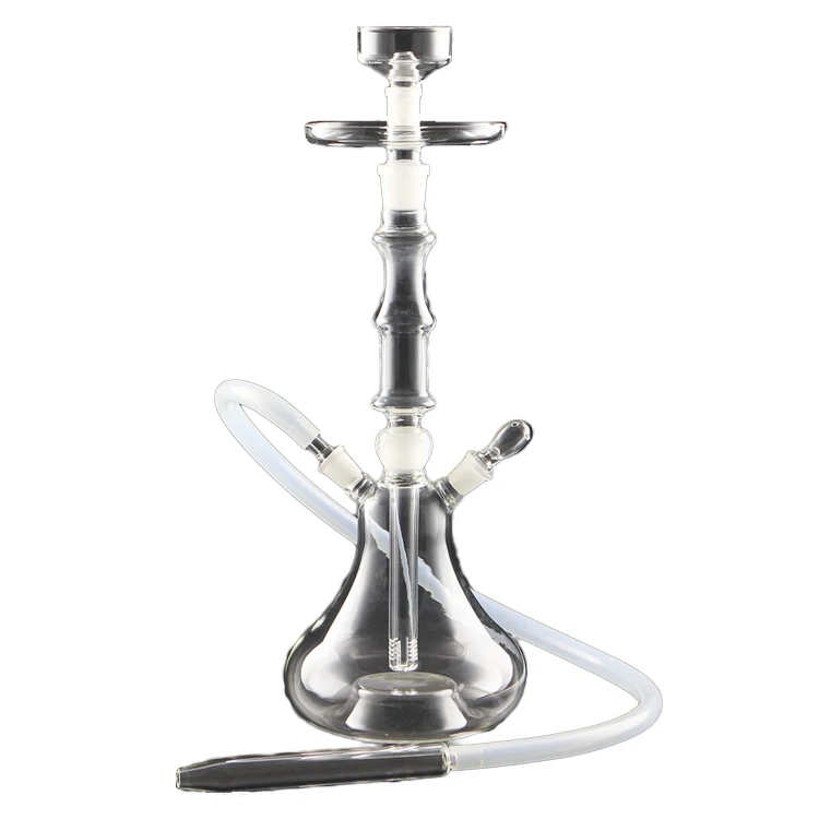 

Lead free heat resistant high borosilicate hand blown glass hookah shisha, Clear