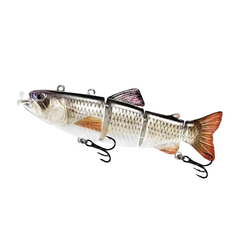 NEW 90mm/20g  Robotic Self-swimming Propeller-driver Bait Electronic LED Rechargeable Robotic Fish Lure