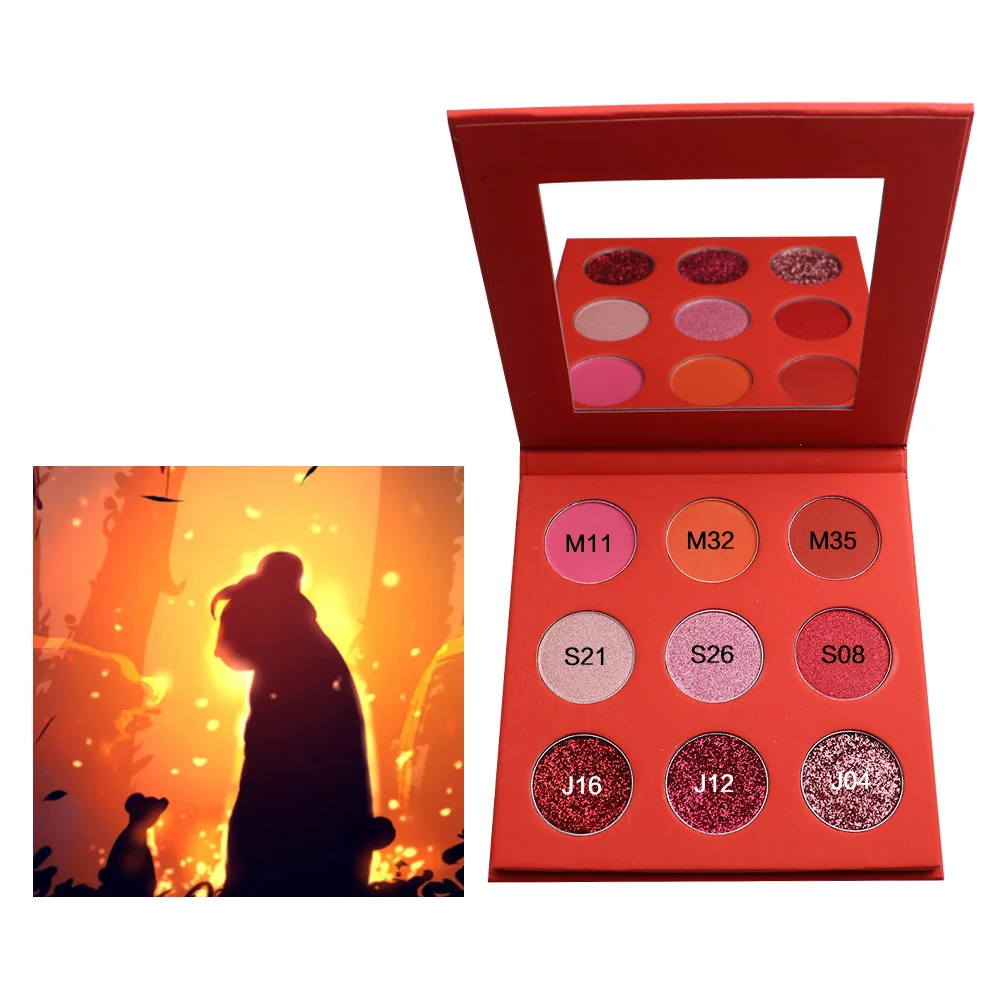

Make Your Own Brand Eye Shadow Makeup DIY 9Color Empty Custom Eyeshadow Palette