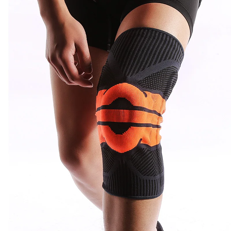 

Outdoor Sports Knee Protector Lifting Knee Sleeves Wrap High Elasticity Spandex Knee Support, As picture or customizable