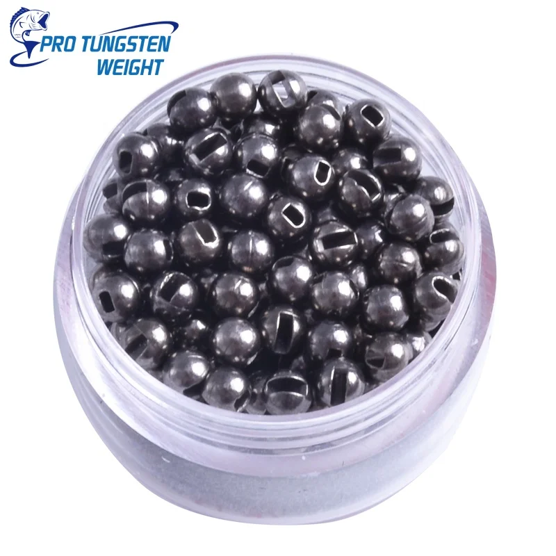 Pro Tungsten Weight Plated Slotted Beads Fly Tying Tungsten Beads Bulk ...