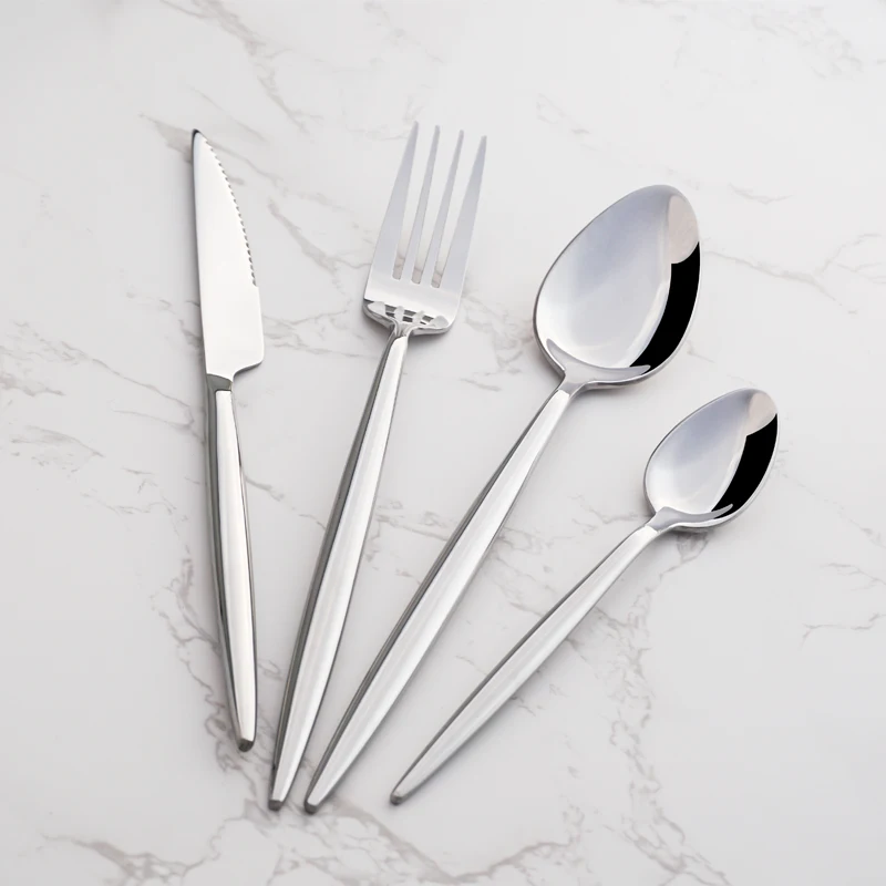 

2023 Wholesale New Design Portugal Cutlery Set Stainless Steel Flatware for Wedding Party Hot Sale in Korea Japan Europe