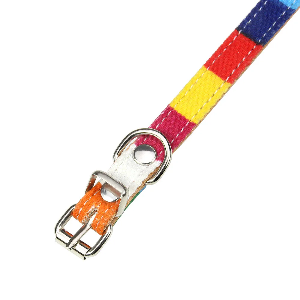 

Yiwu Factory Direct Sale Pu Leather Vintage Personalized Pet Colla, Seven colors