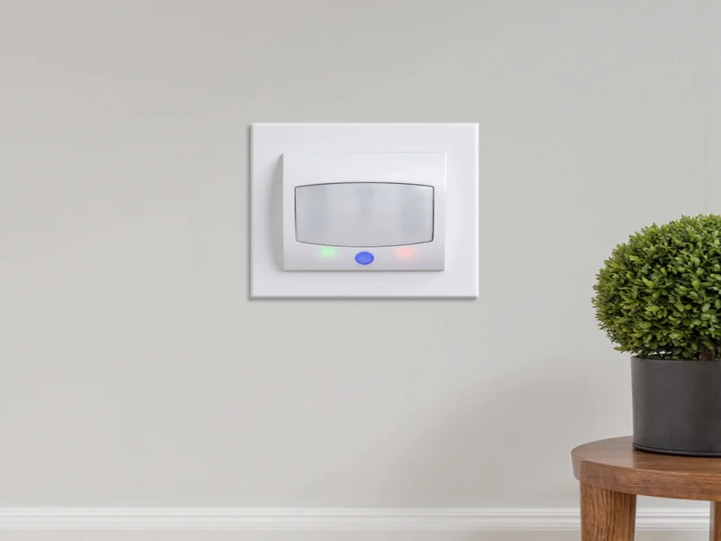 Proper motion sensor placement avoiding HVAC interference