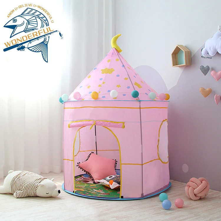 

Factory Star Foldable Cheap Price Lights Girls Boys Game Textile Indoor Children Play Tent