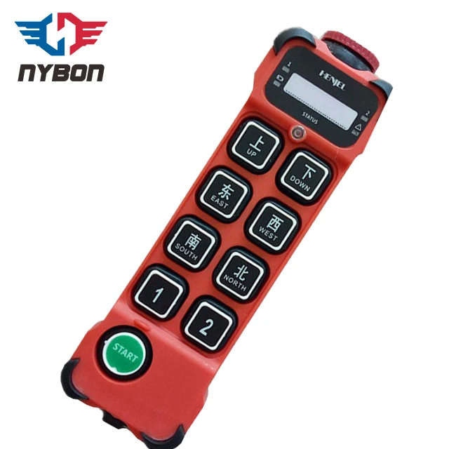 

Industrial wireless remote control H208, Red