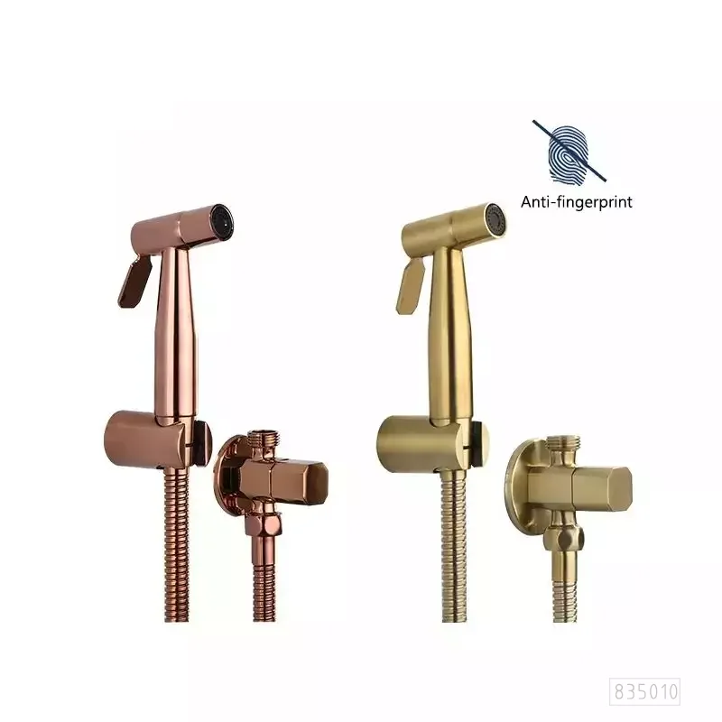 

Aida Factory Output Fancy Appearance Bidet Shattaf Solid Brass Bidet Sprayer Portable Comfortable Touch Toilet Spray Shattaf