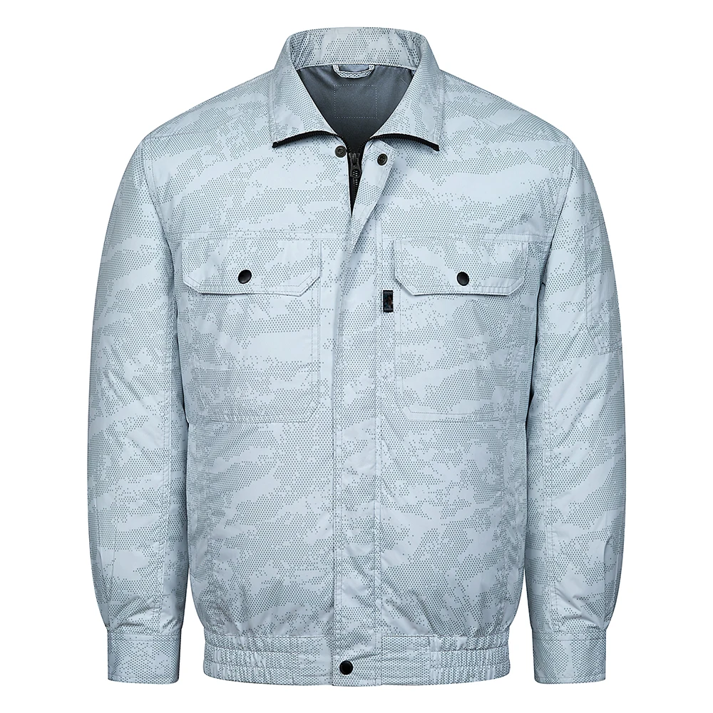 

2021 UV Proof High Strength Fabric Heat Stroke Prevent Cooling Fan Jacket Heat Dissipation Sweat Evaporation Dry Summer Wear