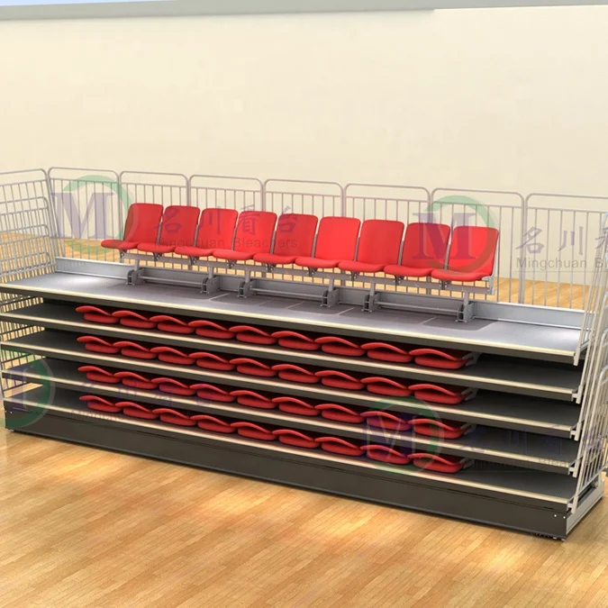 

Metal bleacher Indoor Bleachers Retractable Seating System Football Stadium Seats, Customized