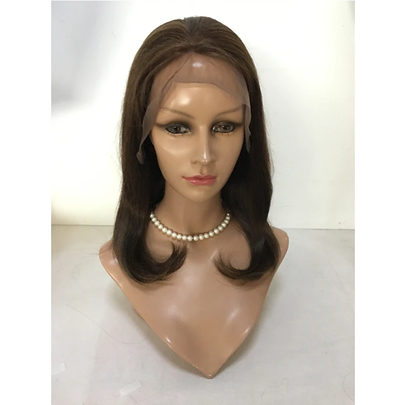 

mongolian pre plucked transparent full lace wig in stock