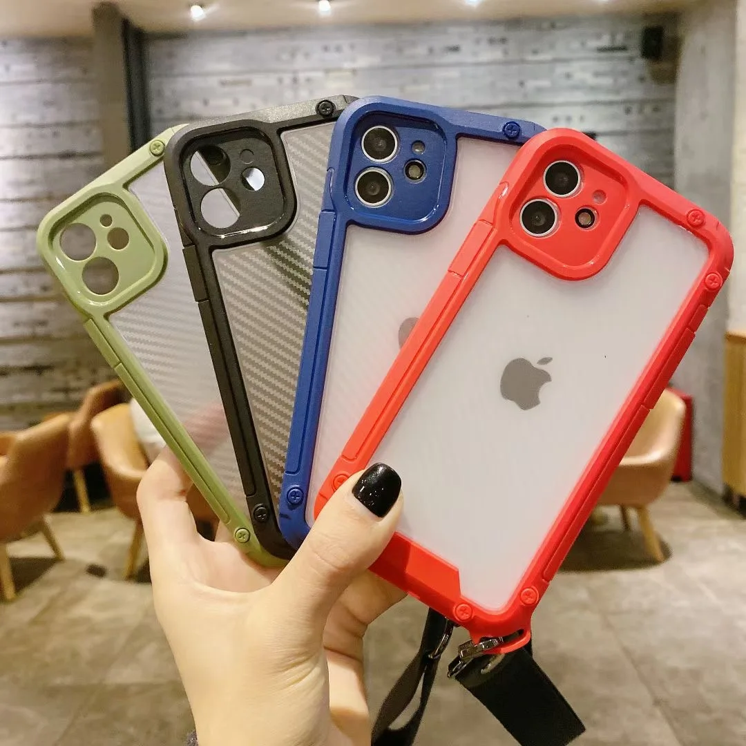 

2021 Hot Sale Heavy Shockproof Military Cases for Apple iPhone X XS XR 11 12 Mini Pro Max Armor Phone Case