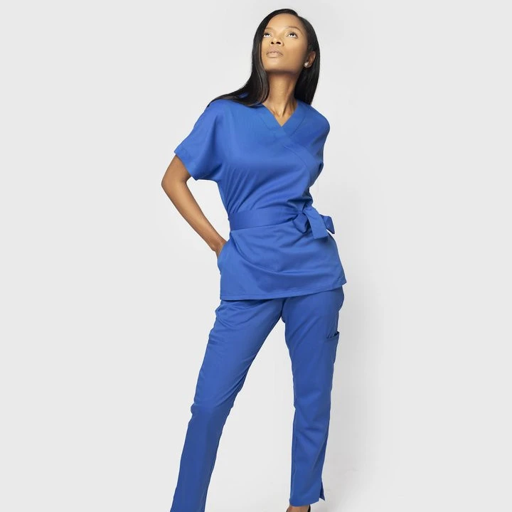 

Breathable Salon Workwear Nurse Hospital Uniforms New Arrivals Stretchy Spandex Doctor for Hospital Medical Fabrics for Unisex, Customized