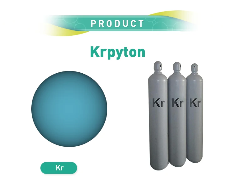 High Purity Noble Krypton Gas Electron Grade Insulating Gas Kr Krypton