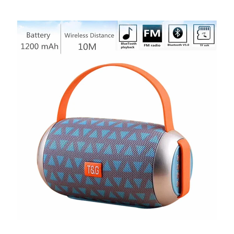 TG112 Column Waterproof 10W Loudspeaker Bass Outdoor Sports Soundbar Music Bluetooth 5.0 Speaker Portable Wireless Speaker - ANKUX.COM