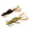 4pcs/pack 10cm 10.5g Claw Lobster Crawfish Crayfish Bait Soft Prawn Lure Bass Fishing Lures Pesca Peche Leurre Souple Shrimp