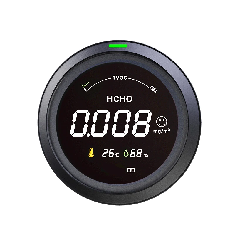 
Air quality pollution detector PTH 2 TVOC monitor formaldehyde sensor environment friendly with humidity display 