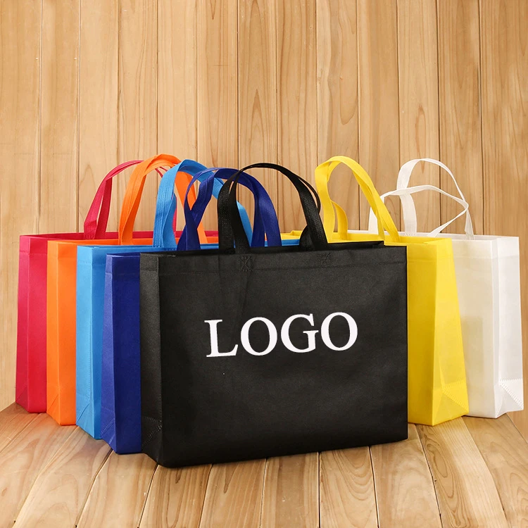 

Wholesale Custom Personalized Non woven bag Promotional Reusable Cloth Shopping Tote Bags pp laminated non woven shopping bag, Customized