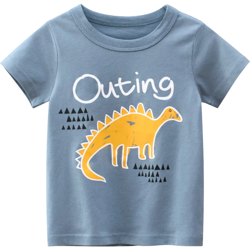 

Wholesale T Shirts Kids Loose Fitting Plain Boys Casual T Shirt 5 To 10 Years