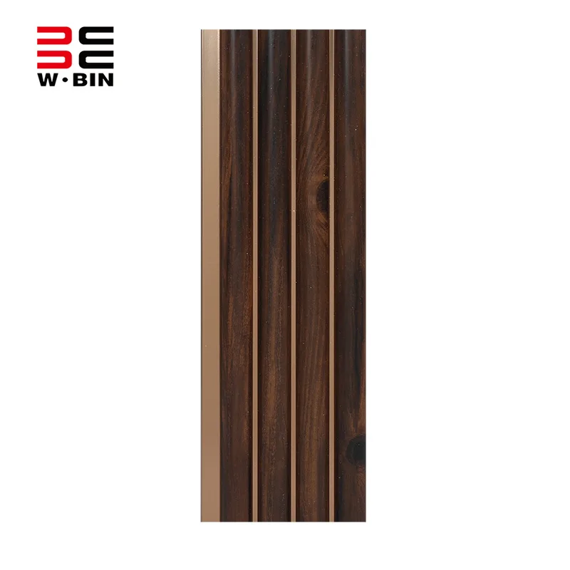 

2024 RTS Indian Design JP92 PS Wall Panel Charcoal Louvers Indoor Decoration PS Wall Cladding