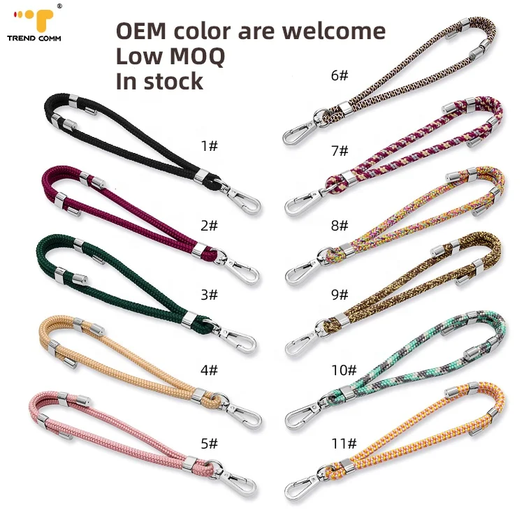 

Id card Detachable Universal Polyester Wrist Tether Smartphone Strap cord Patch Card Key Holder lanyard Cell Phone Chain Strap