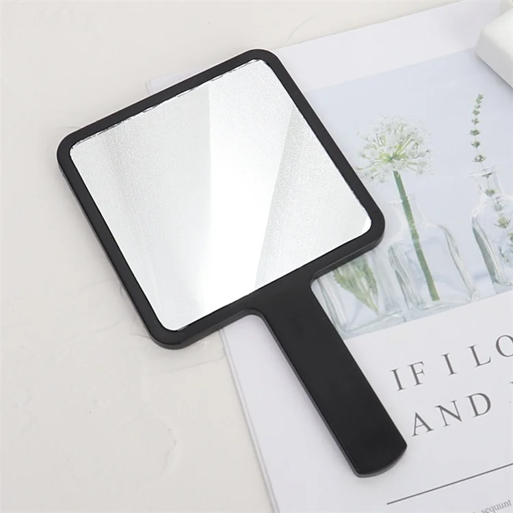 

Square Single Customized Logo Handle Mirror Custom