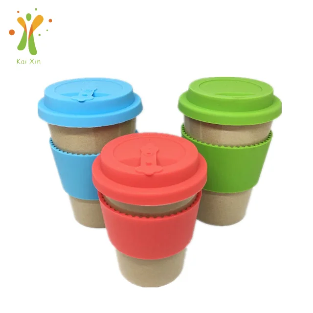 

Eco-friendly Wheat Straw Rice Husk Fiber Pp Plastic 200ml Water Bottle Coffee Cup