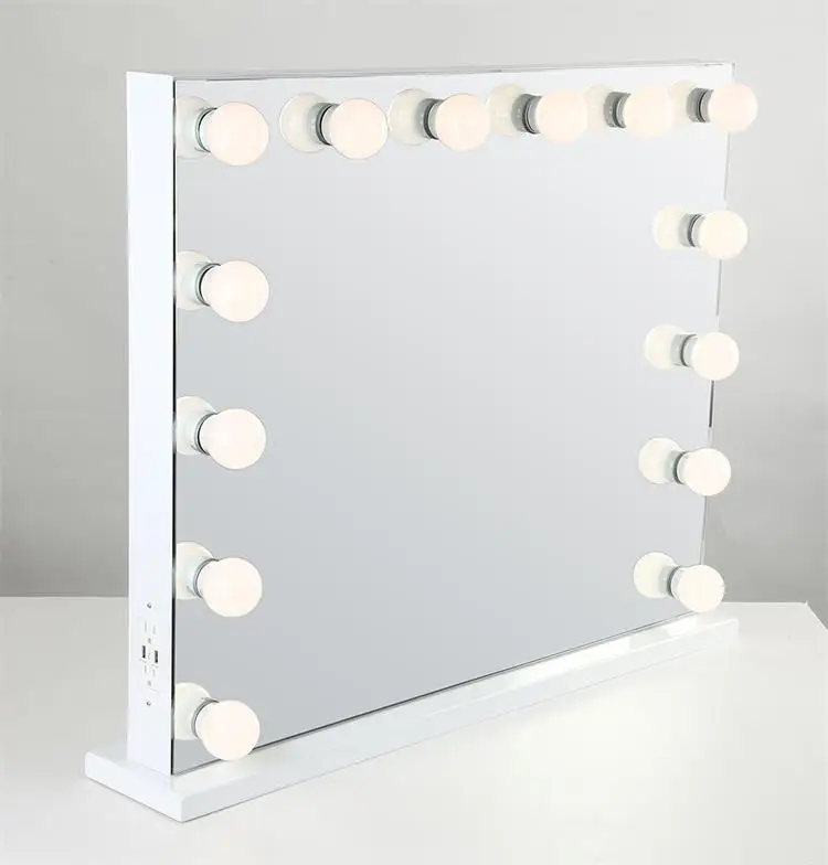 Fashion Style Wall Mounted Hollywood Lighted Mirror For Girl Makeup And Home Deco Buy