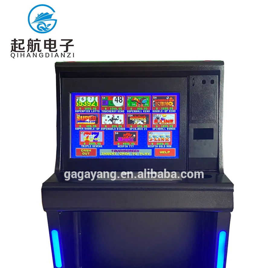 

Casino Video Slot Machine T340 POG/Fox340/wms550 slot game board slot game machine, Black