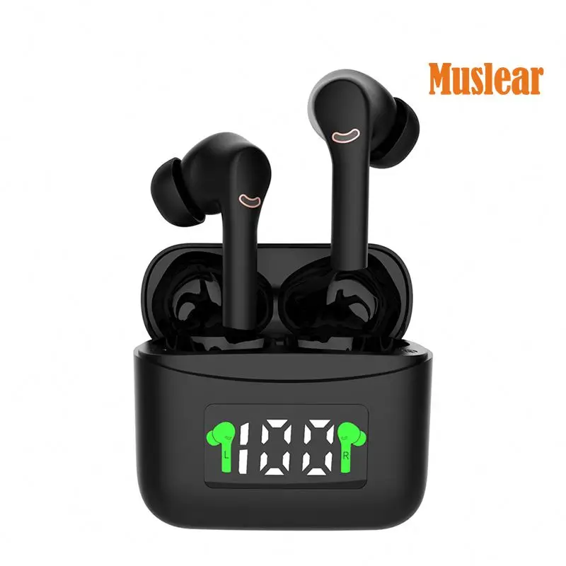 

Hot Sale Black Friday Running Sport Headphones BT 5.0 Earphone High Quality ANC Wireless Headset, Black white
