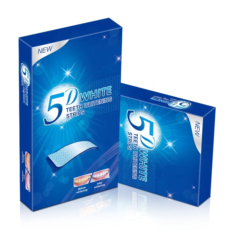 

Classic Advanced Teeth Whitening Strips 14 Treatments Fresh Mint Flavor Whitening Gel Strips with Private Logo