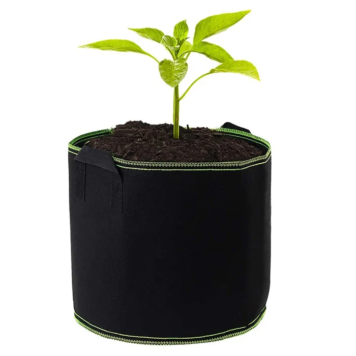 
3 Gallon 5 Gallon 7 Gallon 10 gallon 100 gallon 200 gallon Aeration Fabric Plant Grow Garden Potato felt planter grow bags 